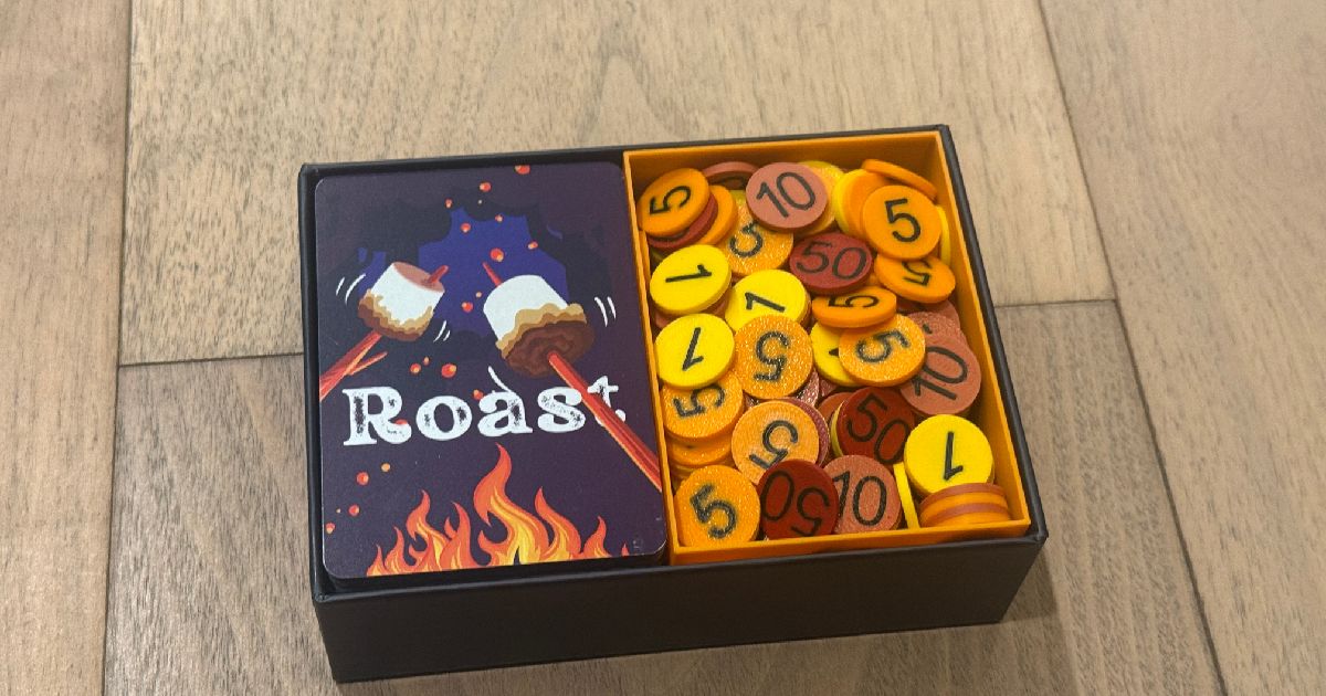 Roast Game - Tokens and Token Box