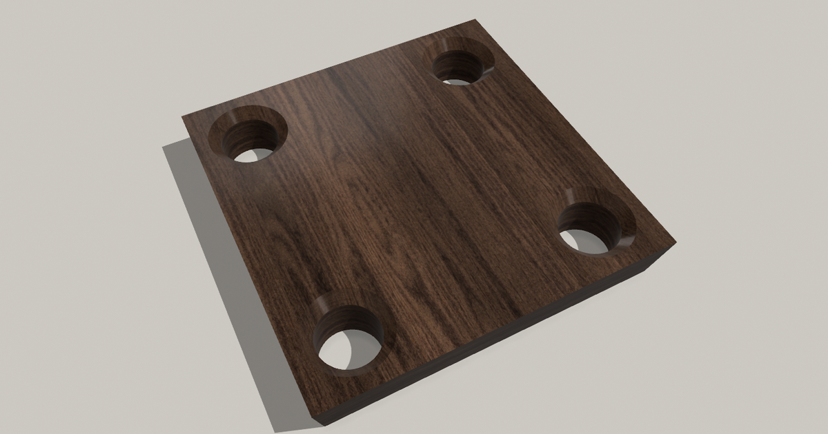 Lovesac Sactional Shoe STEP - Fits 230x230 plate