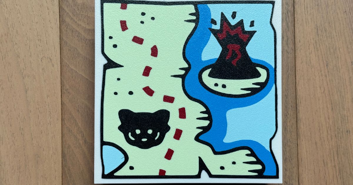 Lego Treasure Map Tile - 10x size (2/4)