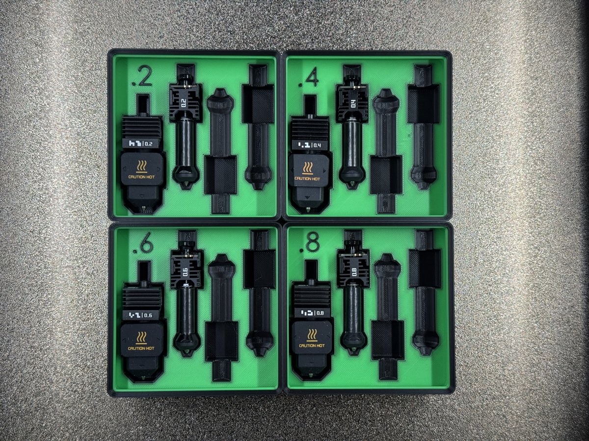 Gridfinity H2C Nozzle Bins