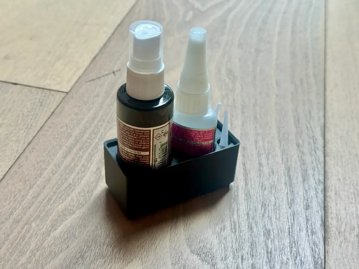 Gridfinity Holder for BSI 1oz CA Glue Accelerator