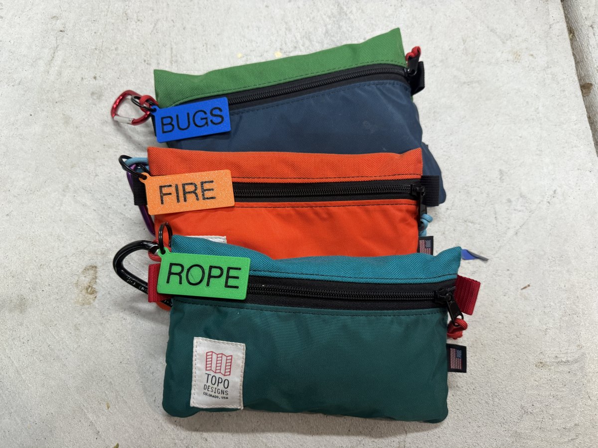 Camping Bag Tags