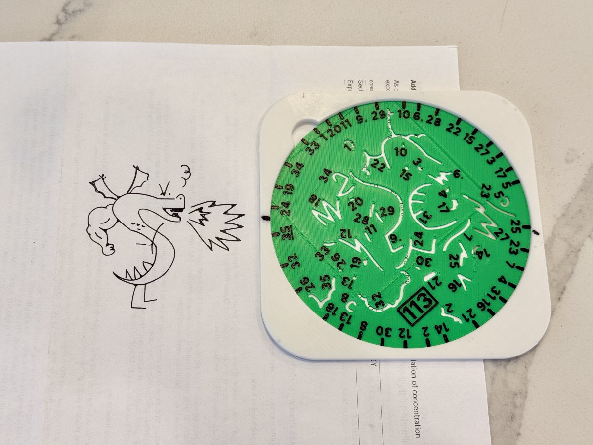 Trogdor Doodle Disc