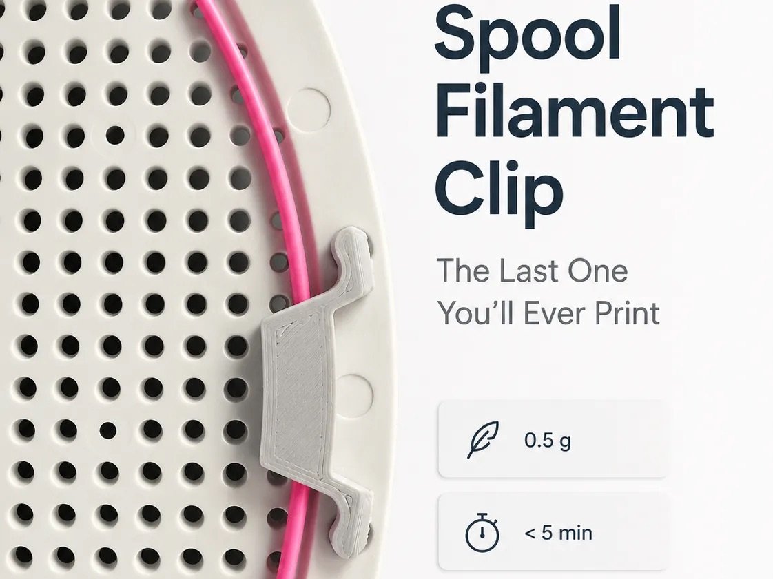Bambu Lab Spool Filament Clip