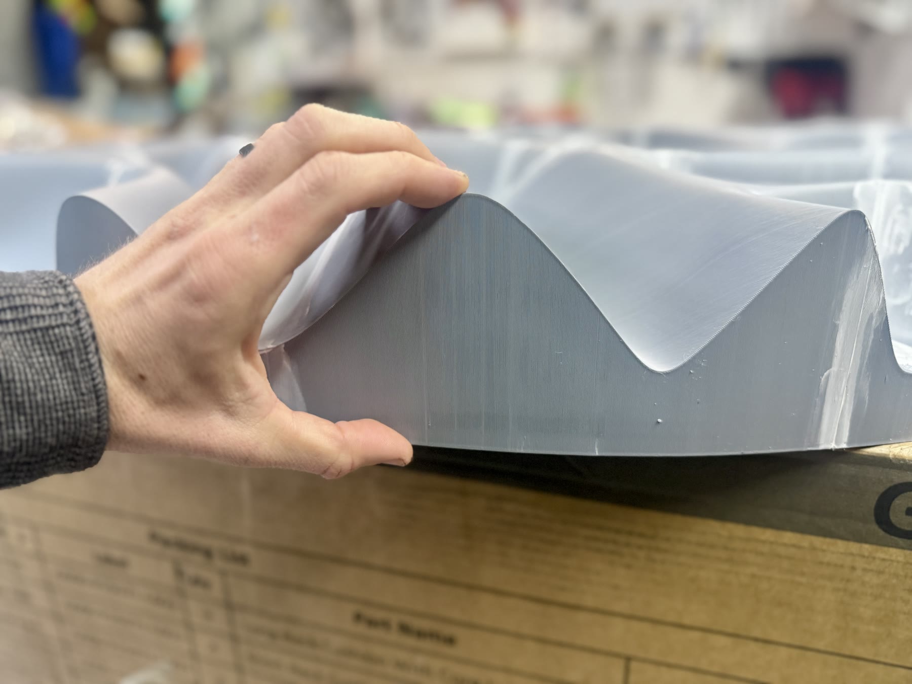 Waves Wall Art Project detail