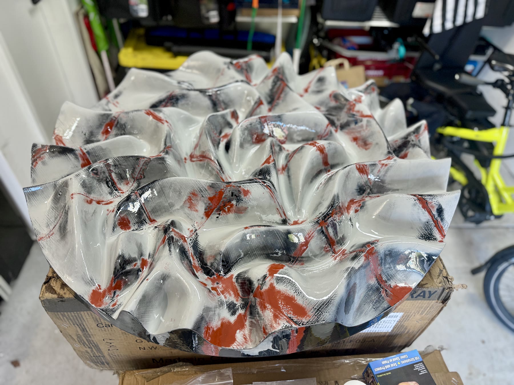 Waves Wall Art Project detail