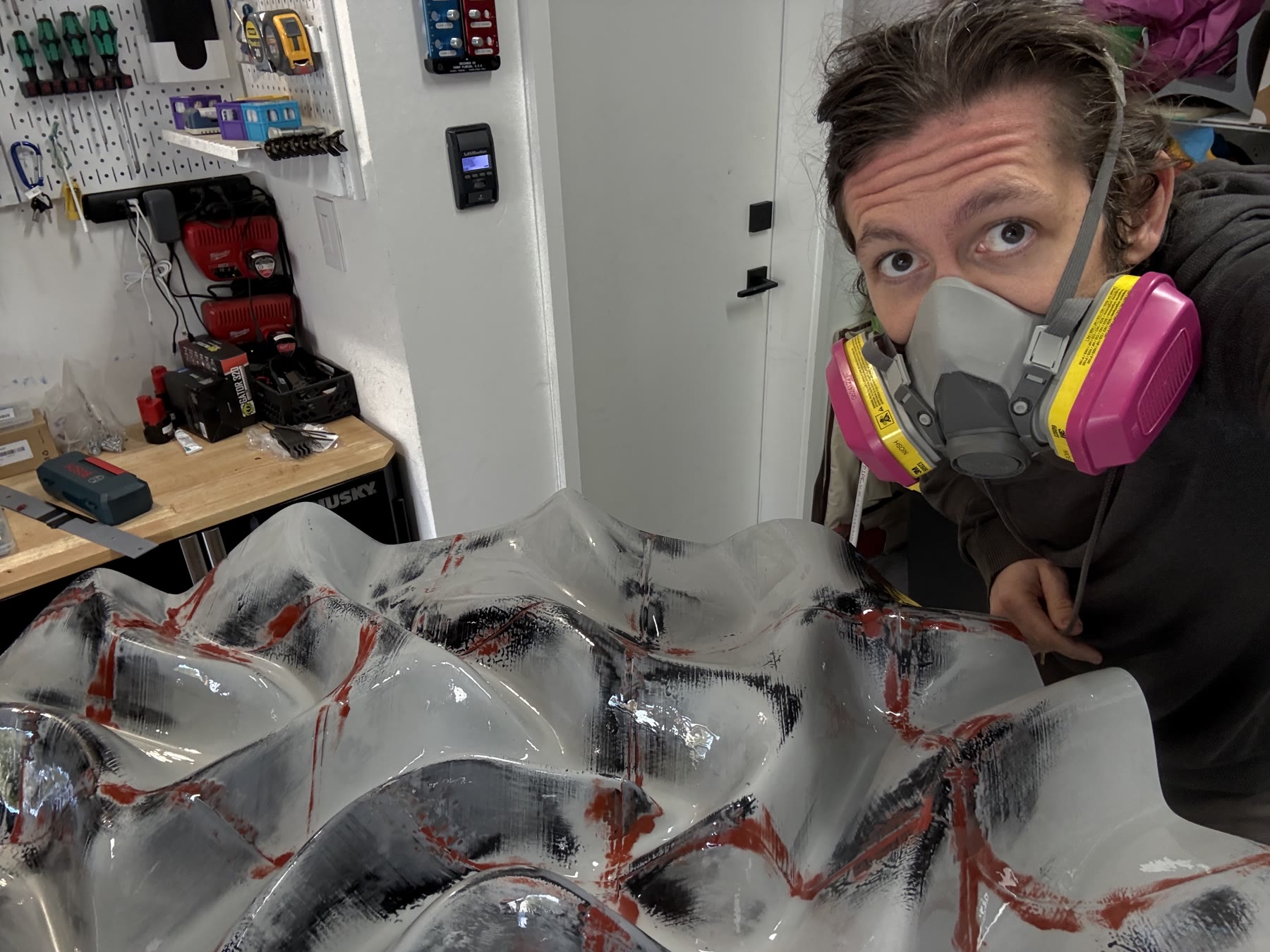 Waves Wall Art Project detail