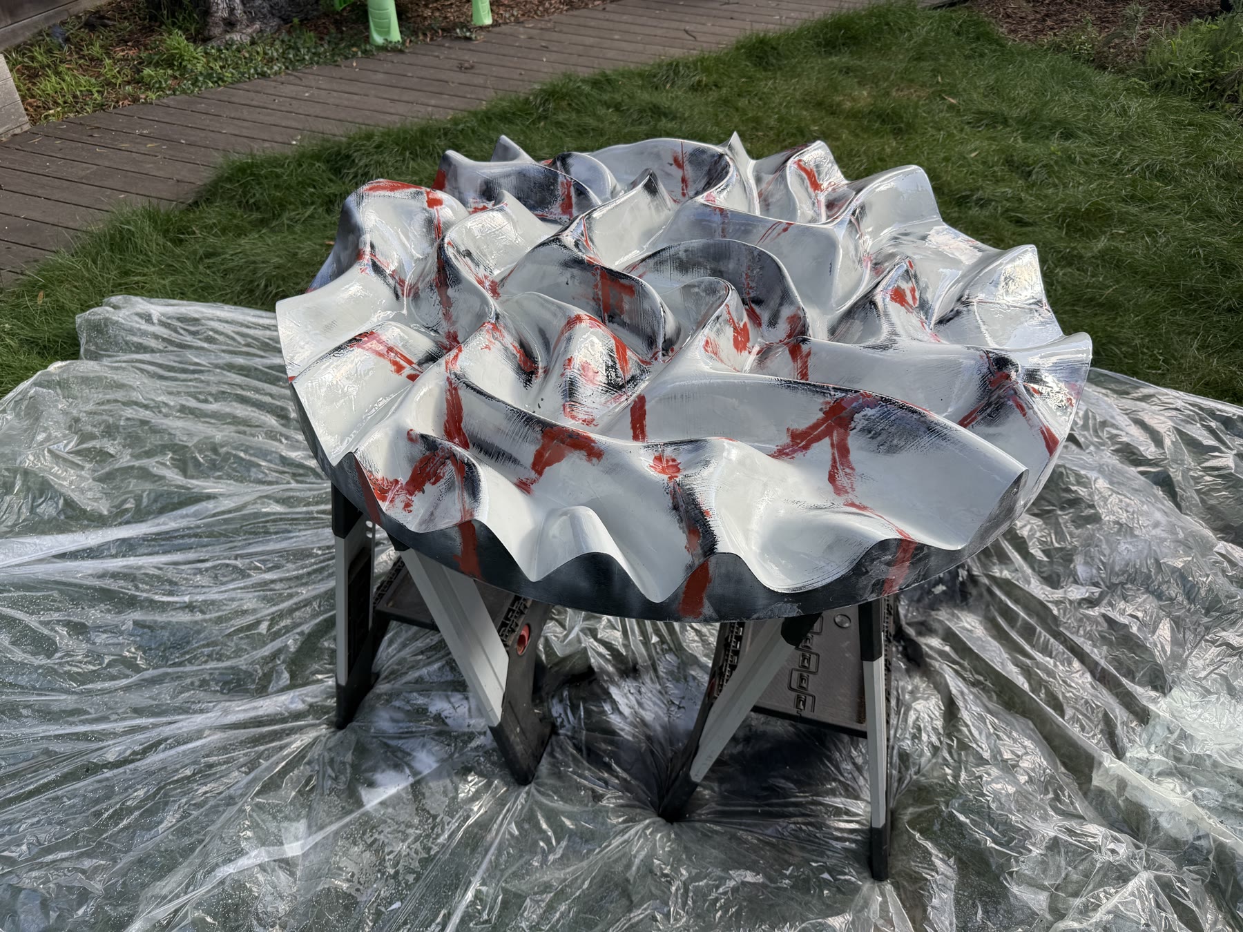 Waves Wall Art Project detail