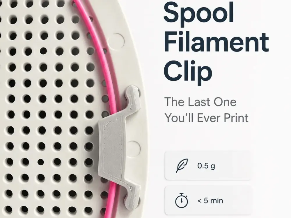 Bambu Lab Spool Filament Clip