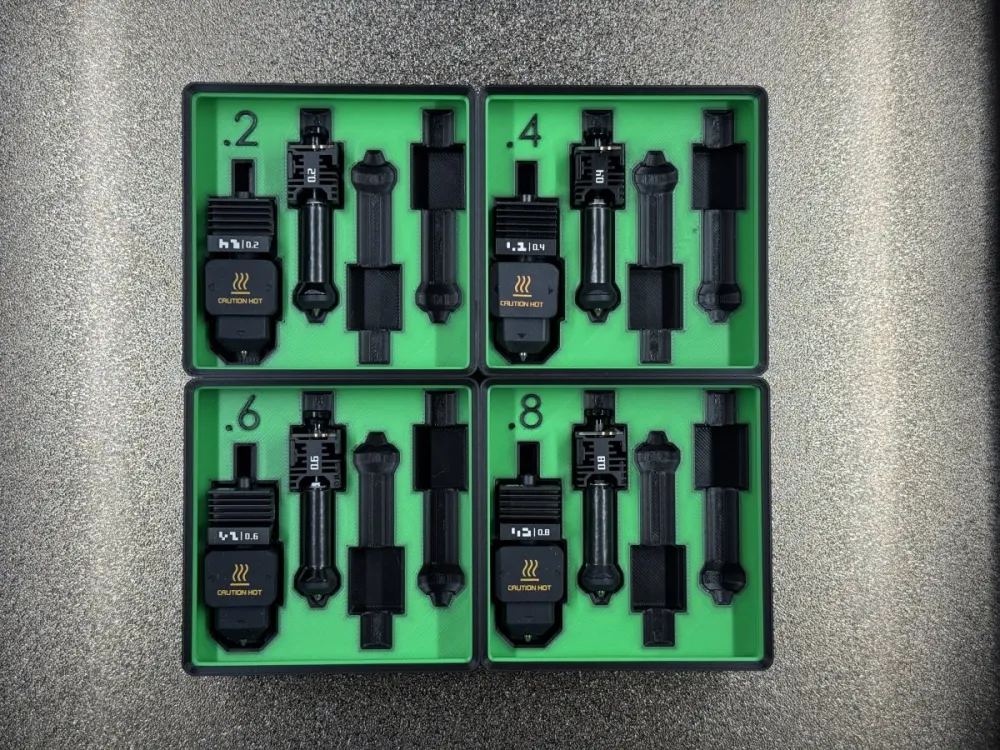 Gridfinity H2C Nozzle Bins