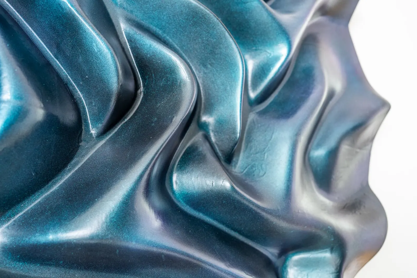 Waves 3D Wall Art detail