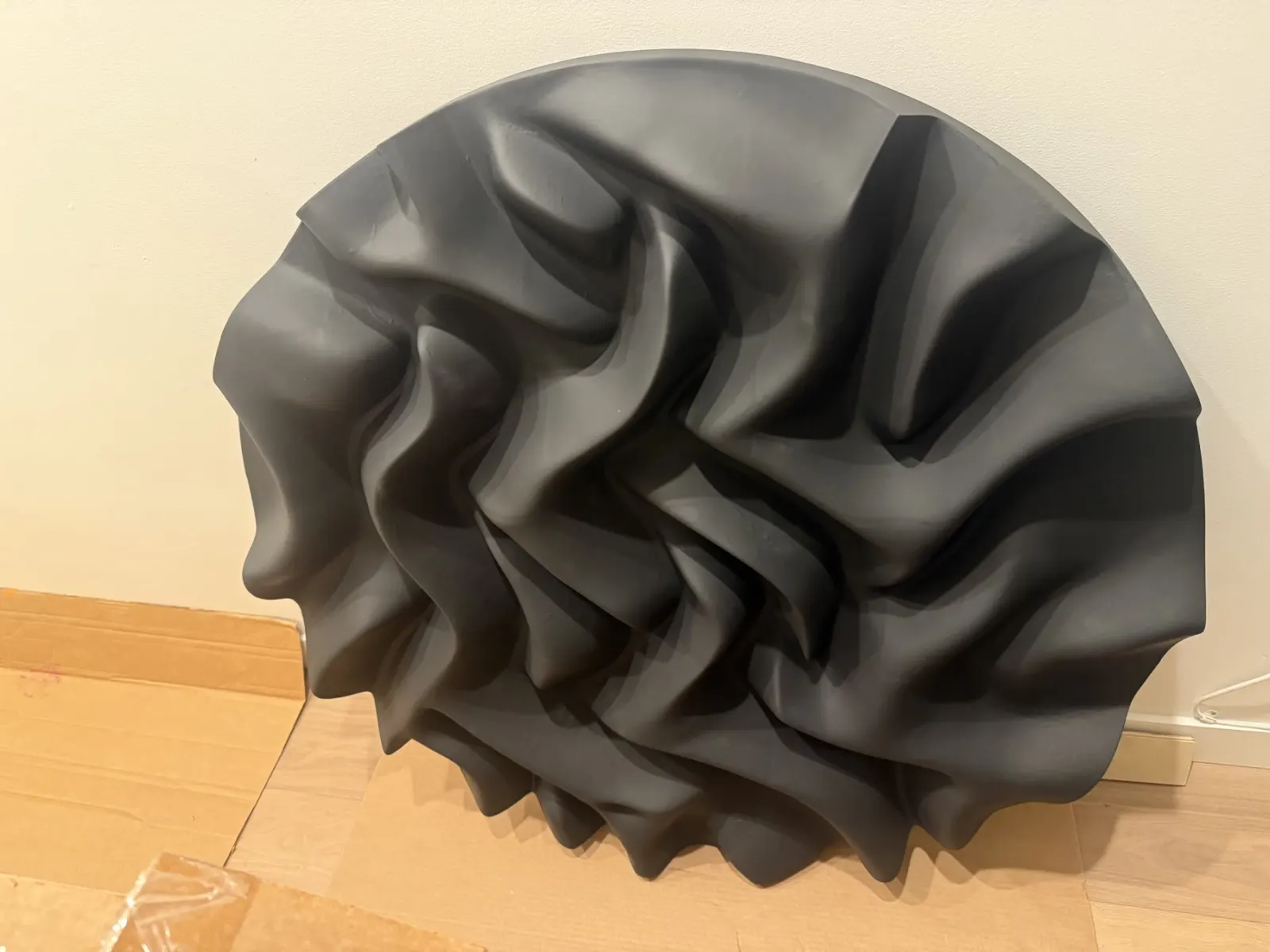 Waves 3D Wall Art detail