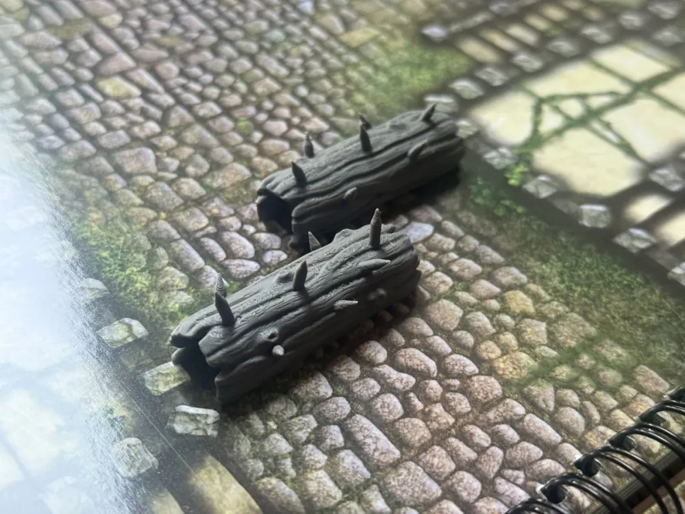 D&D Spiked Tree Logs