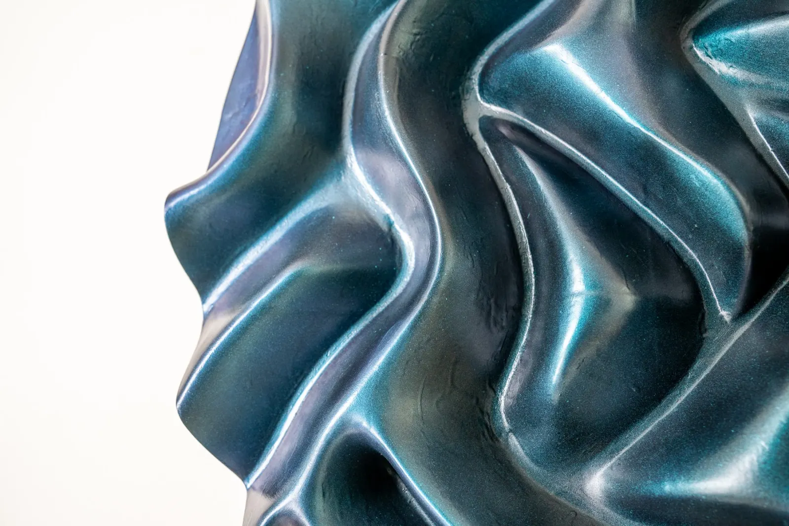 Waves 3D Wall Art detail