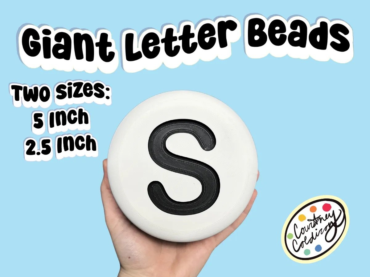 Big Letter Beads