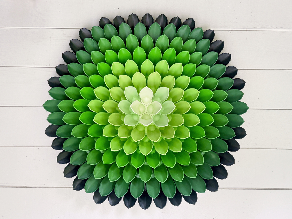 Succulent 3D Wall Art
